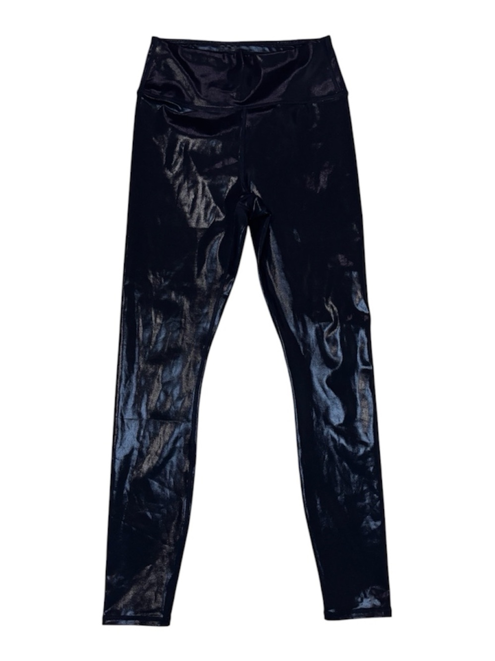 Fabletics Anywhere Motion365+ Shine High-Waisted Legging Small NWT Black Shine